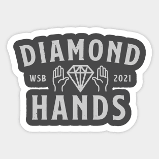 Diamond Hands 2021 Sticker